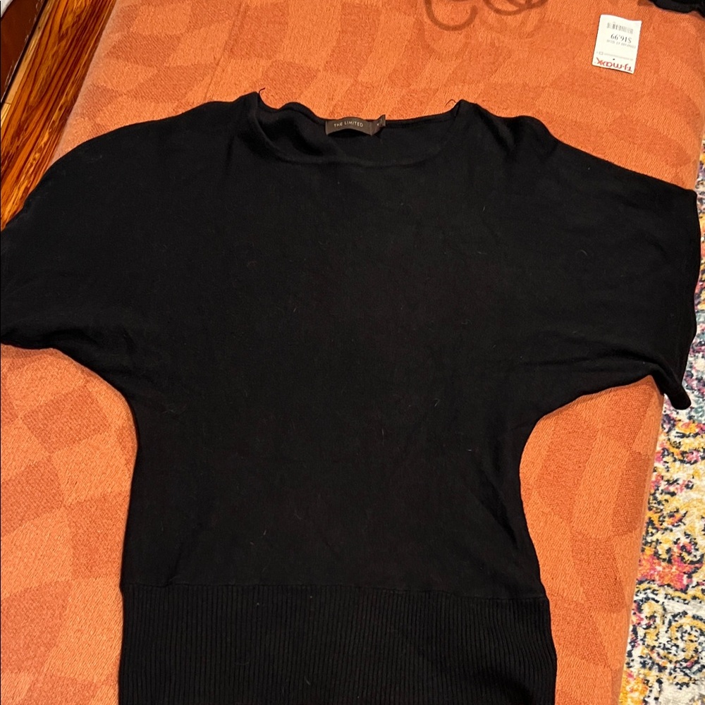 The Limited Black Crew Neck Sweater